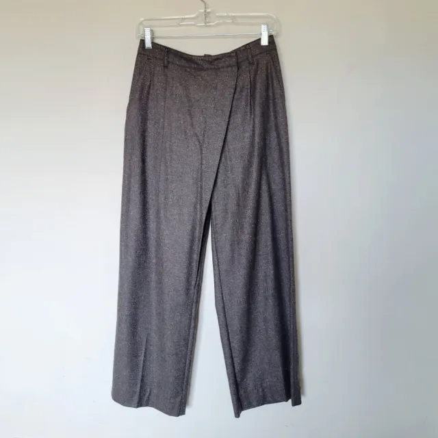 MM6 Maison Martin Margiela Tweed Crossover Trouser in Brown Size 4