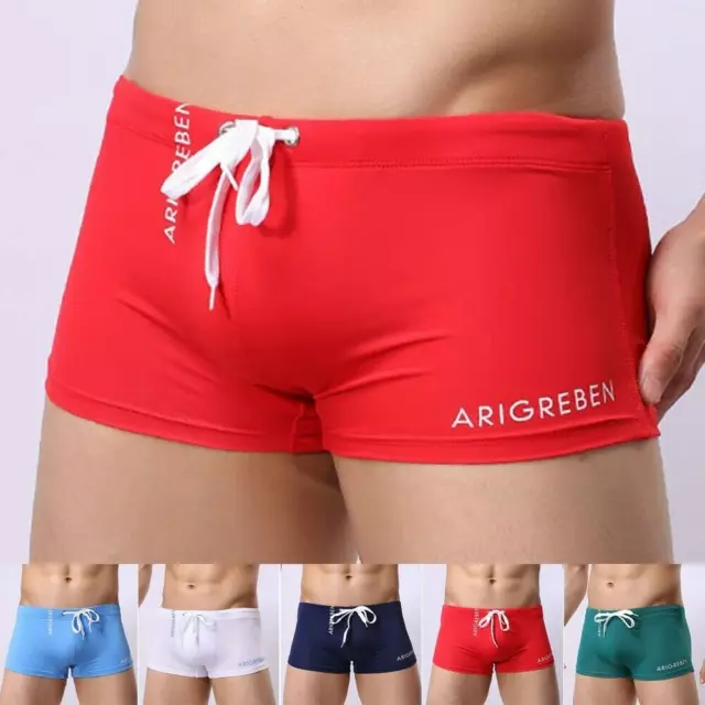 Hot Sexy Mens Swimwear Boxers Swimming Trunks Sport Shorts Swim Beach Pants