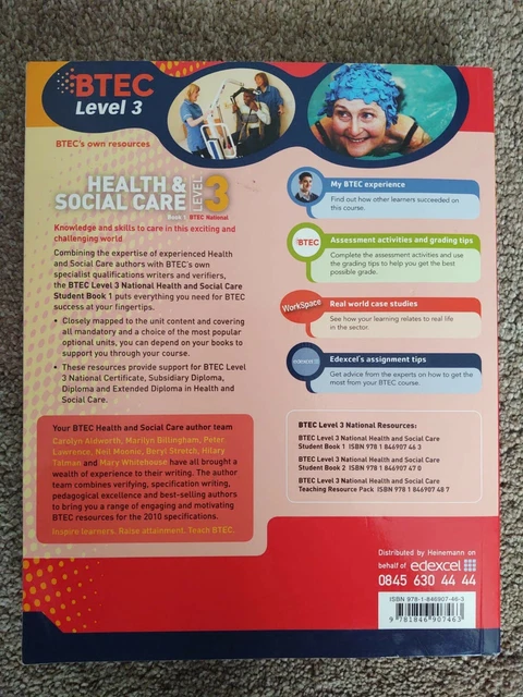 BTEC HEALTH AND social care level 3 EUR 29,93 - PicClick DE