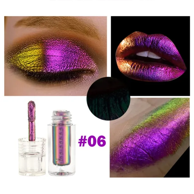 Kaima Cosmetics Glitter Eyeshadow, Holographic Multichrome Liquid Glitter