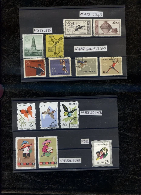 071123 Timbres Chine A Bien Examiner