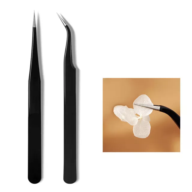 Firm Nail jewelry tool elbow tweezers Precision Tweezer ESD-15 Stainless St'mj