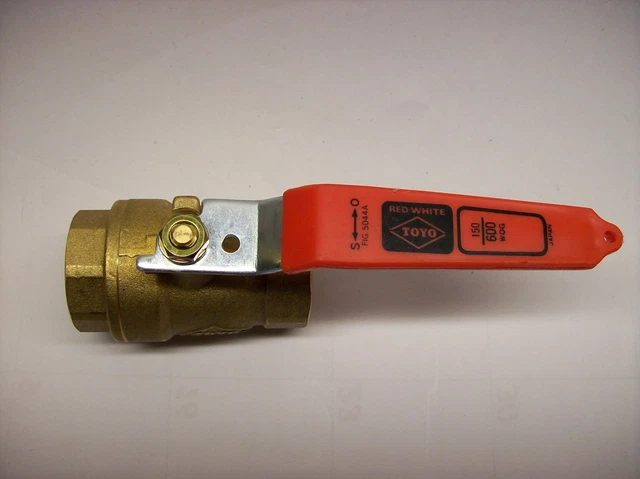 Valvola A Saracinesca In Bronzo RED WHITE TOYO 204A 1 150S &ndash; 300 WOG &ndash; Nuova