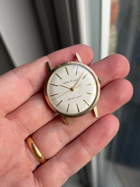 186 SEIKO時計　セイコークロス 14KGF 手巻き　14金張り ゴールド 186 SEIKO時計 セイコークロス 14KGF 手巻き 14金張り ゴールド