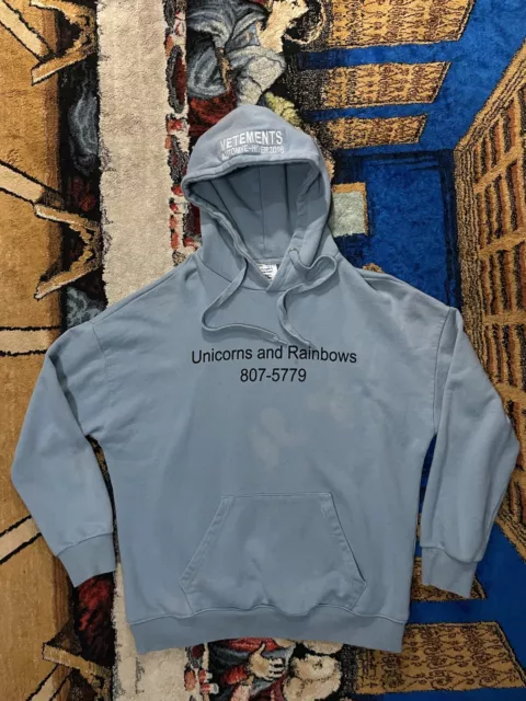 Vetements Unicorns And Rainbows 2018 Hoodie