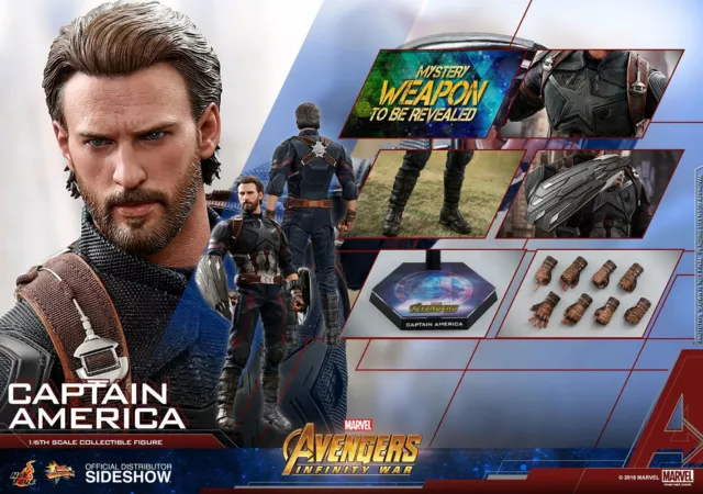 MARVEL: AVENGERS INFINITY WAR – CAPTAIN AMERICA 1/6 Action Figure 12″ HOT TOYS