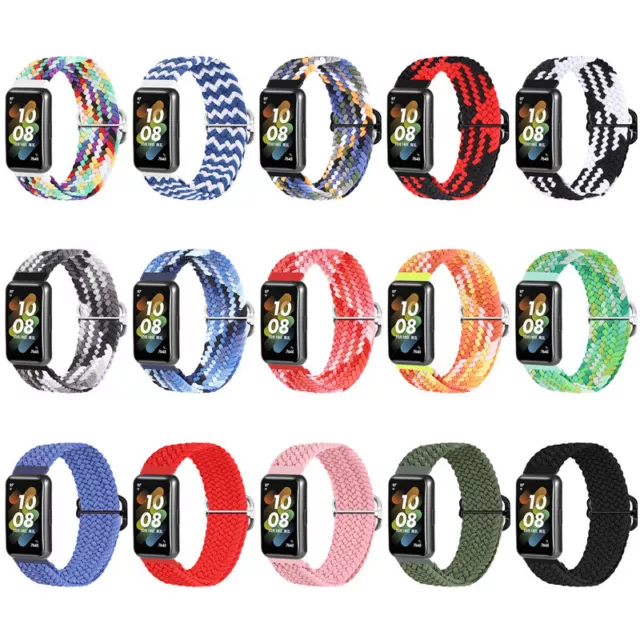 Nylon Fabric Adjustable Loop Elasticity Watch Wrist Band Strap For Huawei Band 7