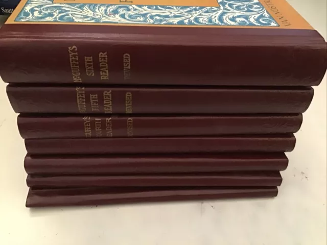 Lot 7 McGuffey's Eclectic Readers: Primer Through Sixth, Revised Ed  1920