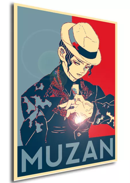 Poster Propaganda - Demon Slayer - Muzan