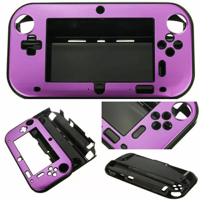 Durable protection Plastic+Aluminium Snap-on Hard Shell Case For Wii U Gamepad 3