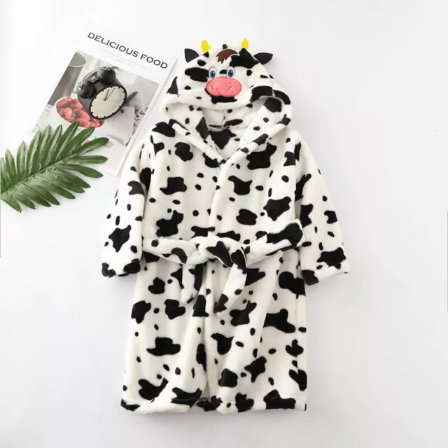 New Autumn Winter Hooded Bathrobe Bath Rabbit Panda Long Sleeve Towel Robe 2