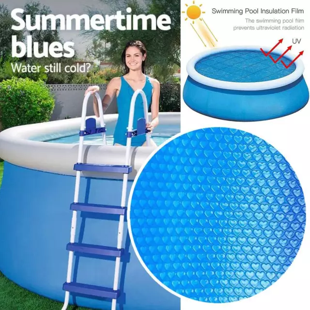 12FT ROUND BUBBLE Wrap Pool Cover Heater 6.30 PicClick UK