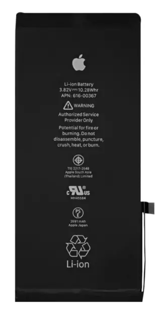 Genuine Apple iPhone 8 Plus Battery 2691 mAh Capacity 80-89% Health - OEM Part