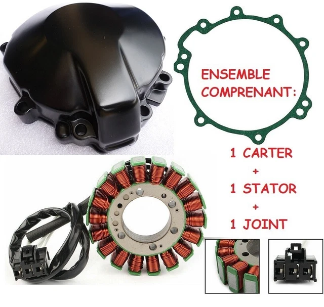 Carter Gauche Stator Pour Kawasaki ZX6-R 2005-2006 - Neuf - Réf. XF-2610