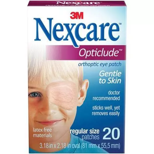 3M Nexcare Opticlude Adhésif Orthèse Eye Patch 20 pour Boîte / 13z