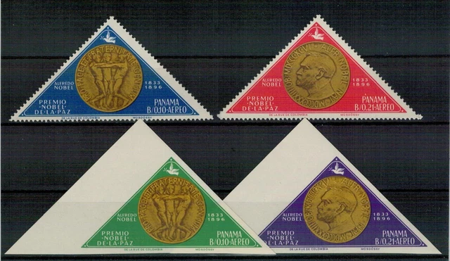Panama: Nr. 828-831 ** postfrisch / Nobelpreis 1964