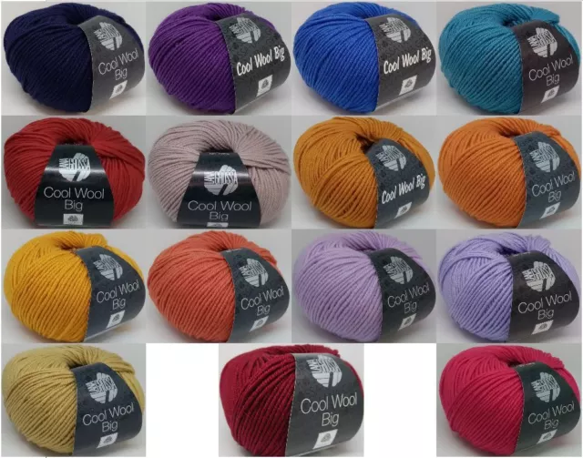 Lana Grossa Cool Wool Big, 50g, verschiedene Farben