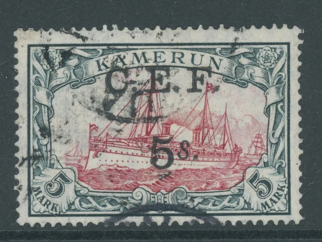 Kamerun Brit. Besetzung Mi. Nr. 13 gestempelt geprüft 1.000 Euro