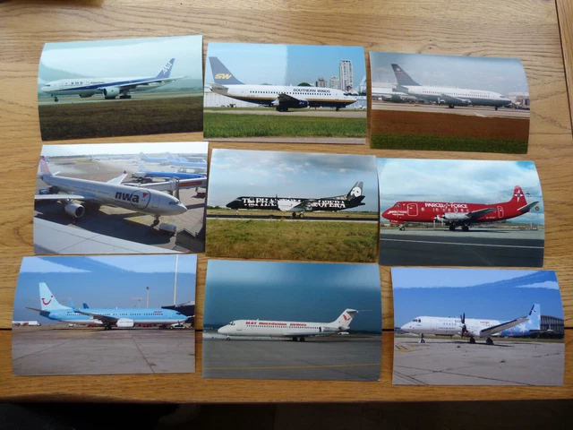9 PHOTOS OF various airliners, Different types and airlines ( 76.C96 ...