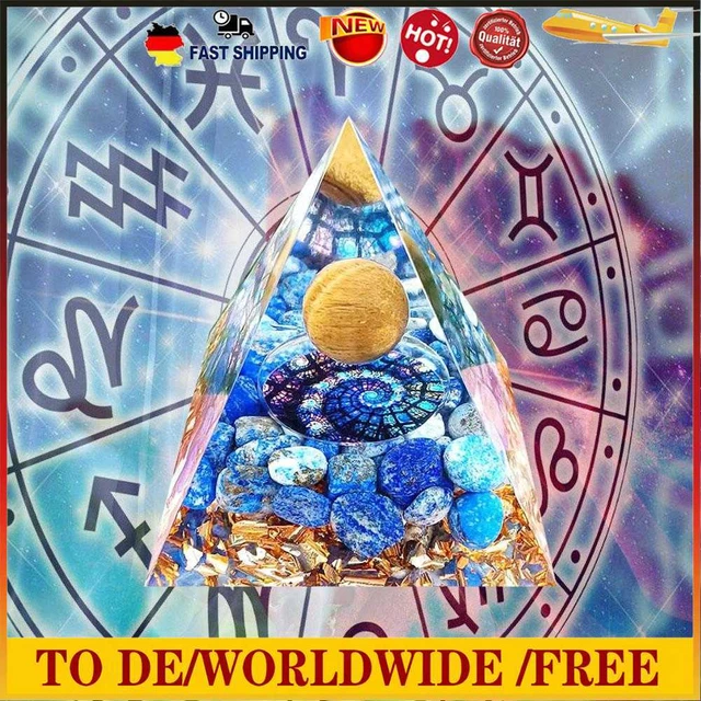 TTSAM 5 Cm Orgonit Pyramide,nat?liche Kristalle Orgonit Pyramide Energiegenerato