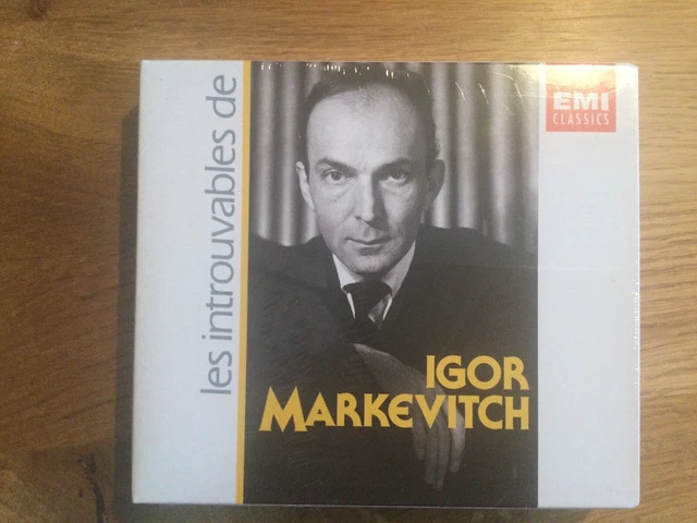 LES INTROUVABLES DE Igor Markevitch 4 CD BOX EMI FRANCE NEU OVP EUR 40