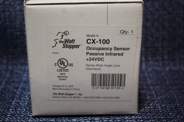 WattStopper CX-100 Passive Infrared Occupancy Sensor