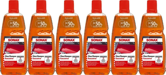 Sonax GlanzShampoo concentrato 1 l - set VPE - 6 pezzi - 03143000