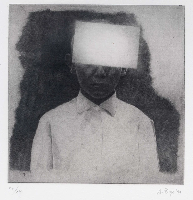 BOYER ANDREA BOYER   senza titolo - volto   PUNTASECCA  1994