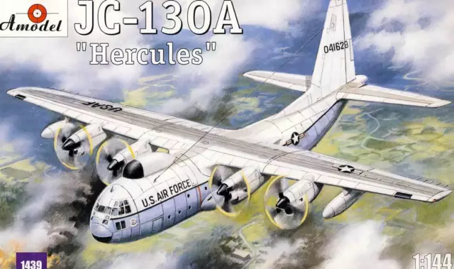 Amode - JC-130A "Hercules"  Lockheed U.S.Air Force US Modell-Bausatz 1:144 NEU