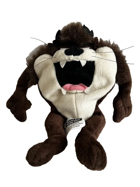 WARNER BROS STUDIO Store Taz Looney Tunes Plush Soft Toy 1999 Rare