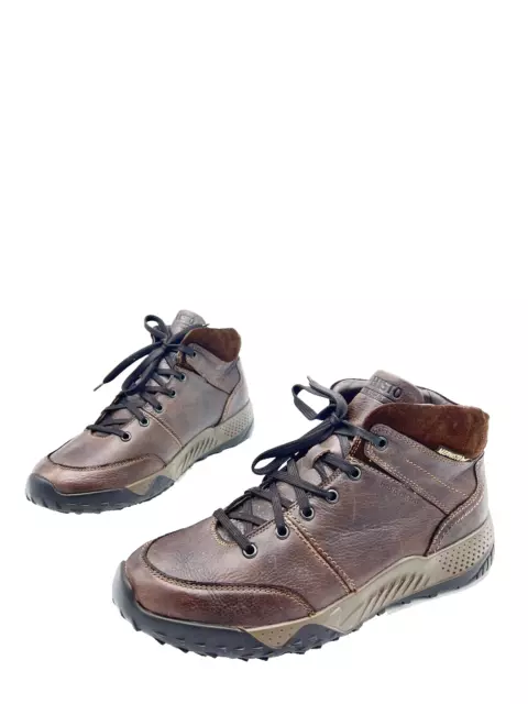 Mephisto Fabiano Botas De Cuero Marrón Para Hombres T.42 US.9 UK.8 1/2