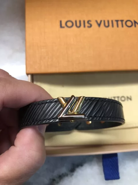 Louis Vuitton Nanogram Cuff Bracelet Metal Gold 2221792