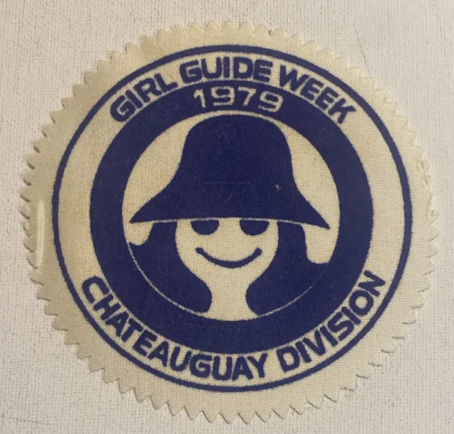 Girl Guides Patch Chateauguay Division Girl Guide Week 1979