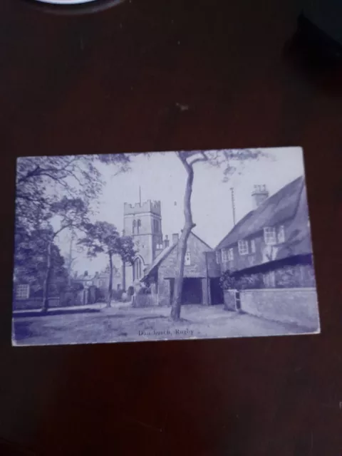 Old Postcard Dunchurch Rugby (Overs Book Shop)