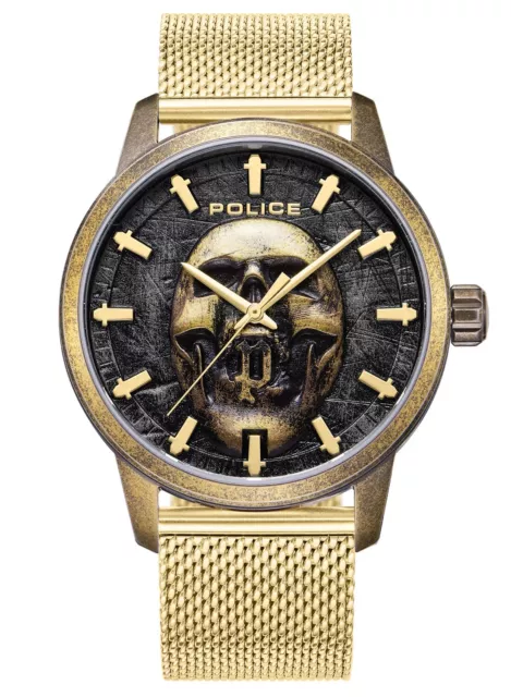 Police Reloj de Hombre Color Oro PEWJG0005504