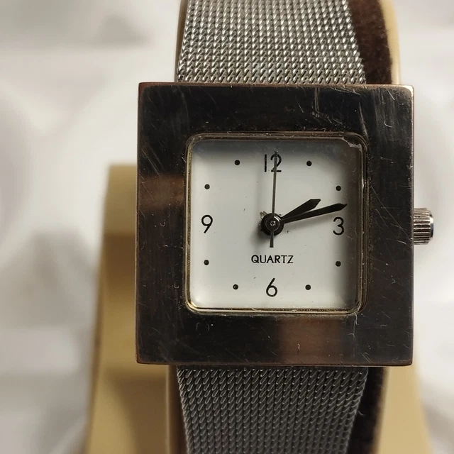 Montre vintage bicolore Yves Rocher : bijoux fantaisie français des années 80 - France