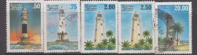 Sri Lanka - Lighthouses Issue (Used) 1996 (CV $14)