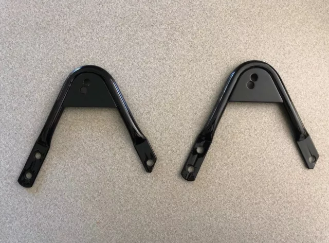 OEM Genuine Harley Touring Tour Pak Quick Release Mount Bracket Set 97-08 BLACK