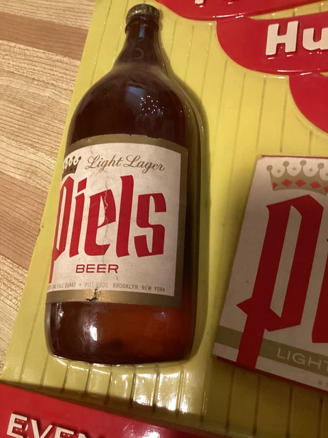 Piels beer Vintage display sign plastic