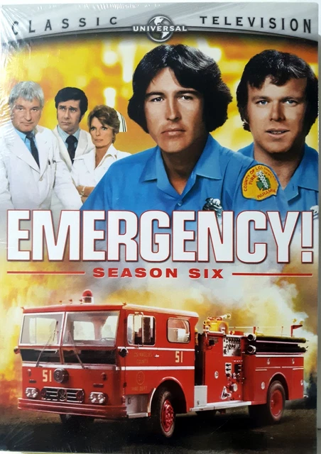 Emergency 2010 Complete Season 6 Universal Classic TV Set of 5 DVDs New Sealed Emergency 2010 Complete Season 6 Universal Classic TV Set of 5 DVDs New Sealed