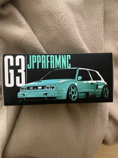 JP Kraemo VW Golf III G3 V10 JP Performance Volkswagen Minichamps Grün NEU OVP