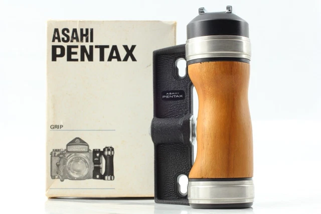 【 NEUF en BOITE 】 Poignée en bois Asahi Pentax pour 6x7 67 II 67II du JAPON...