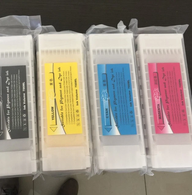 Epson T3200 T5200 T7200 T3270 T5270 T6945 5 unid/set cartucho de tinta 4...