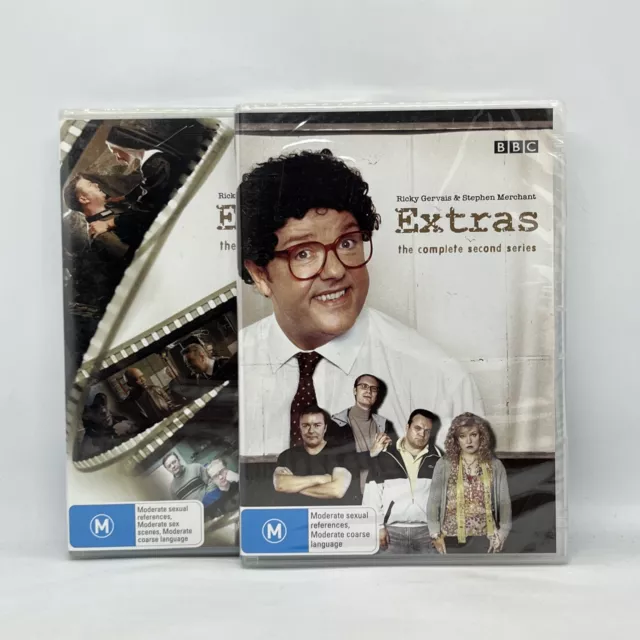Extras : The Complete Series Season 1 2 DVD TV Series Show Free Post PAL R4