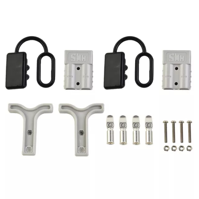 2x For Anderson Style Plug Connectors 50 AMP T Handle Dust Cap Cover Solar