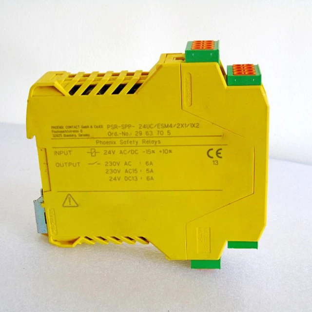 Safety Relay 24V PSR-SCP - 24UC/ESM4/2X1/1X2  2963705 For Phoenix Contact