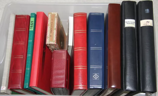 Große Briefmarken Sammlung Deutschland in 10 Alben - 18 KG Material