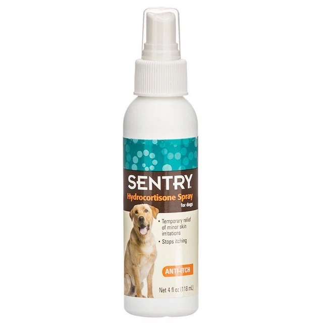 Sentry Hidrocortisona Spray para Perros - contra la Picazón Medicamentos,4 Fl OZ