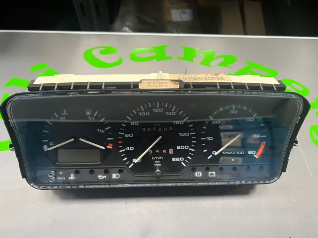 VOLKSWAGEN T4 DASH CLOCKS CLUSTER 701919059BB Instrument Panel KMH Petrol