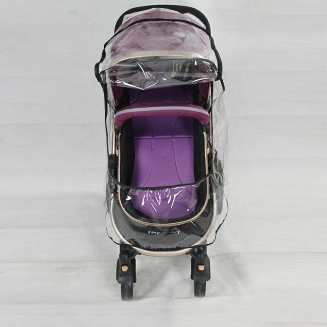 2x Regenschutz für Kinderwagen Regenhaube Regenverdeck Sportwagen Buggy*